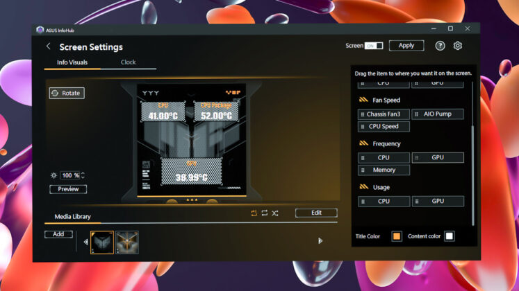 ASUS TUF Gaming LC III 360 ARGB LCD