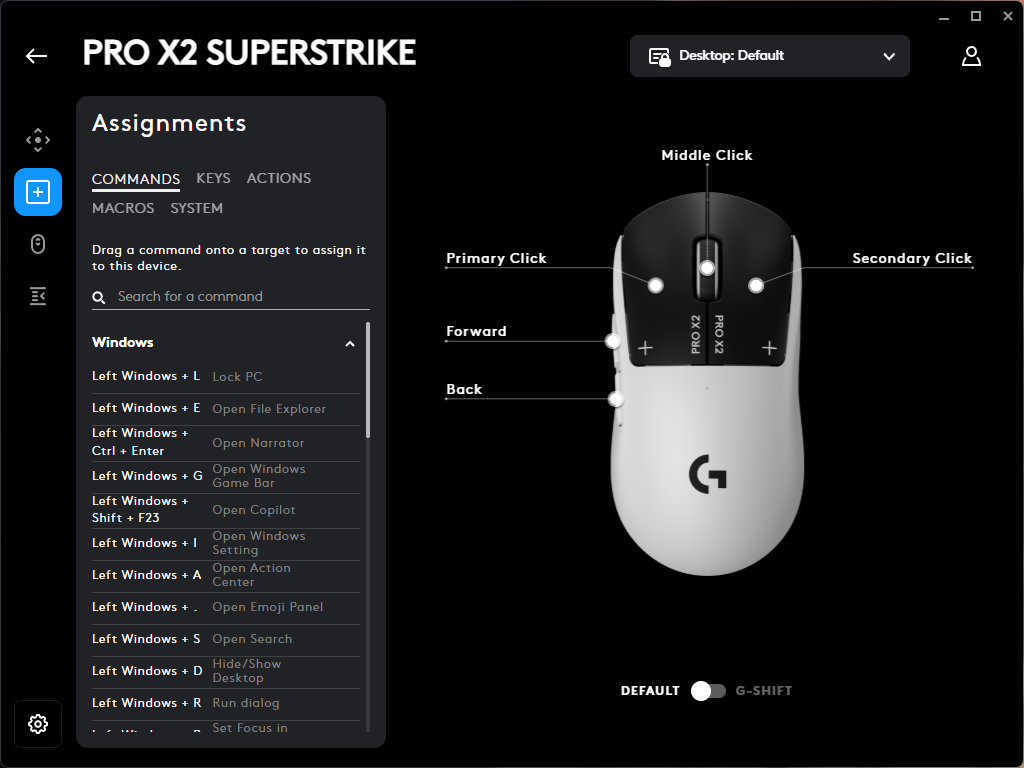 Logitech Pro X2 Superstrike - G Hub Logitech Pro X2 Superstrike - G Hub