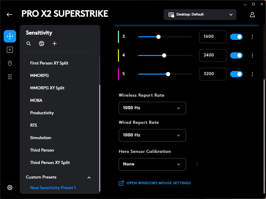 Logitech Pro X2 Superstrike - G Hub Logitech Pro X2 Superstrike - G Hub