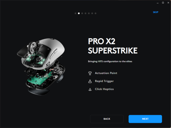 Logitech Pro X2 Superstrike - G Hub