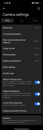 Xiaomi 17 Camera App