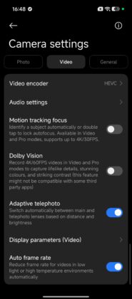 Xiaomi 17 Camera App