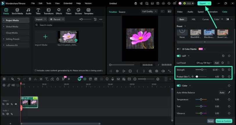 Applied LUT Applied LUT