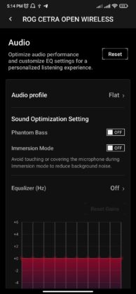 ASUS ROG Cetra Open Wireless