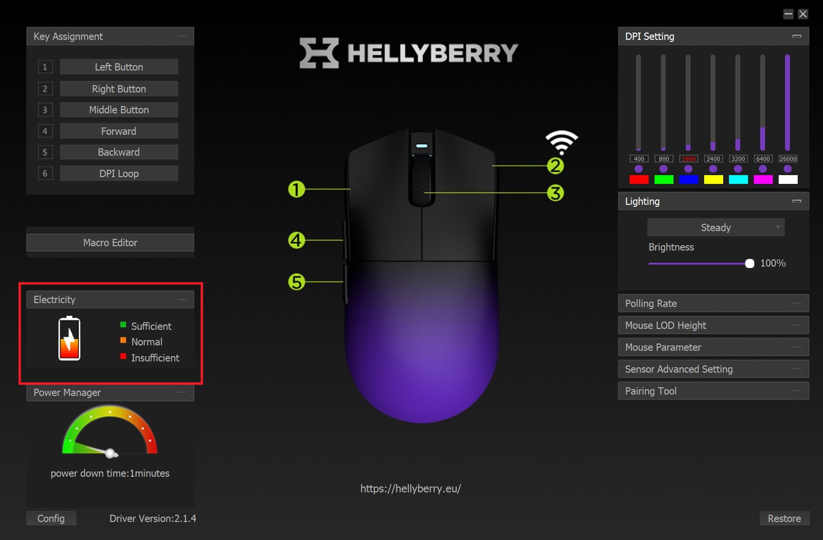 Hellyberry HM47 Pro Wireless