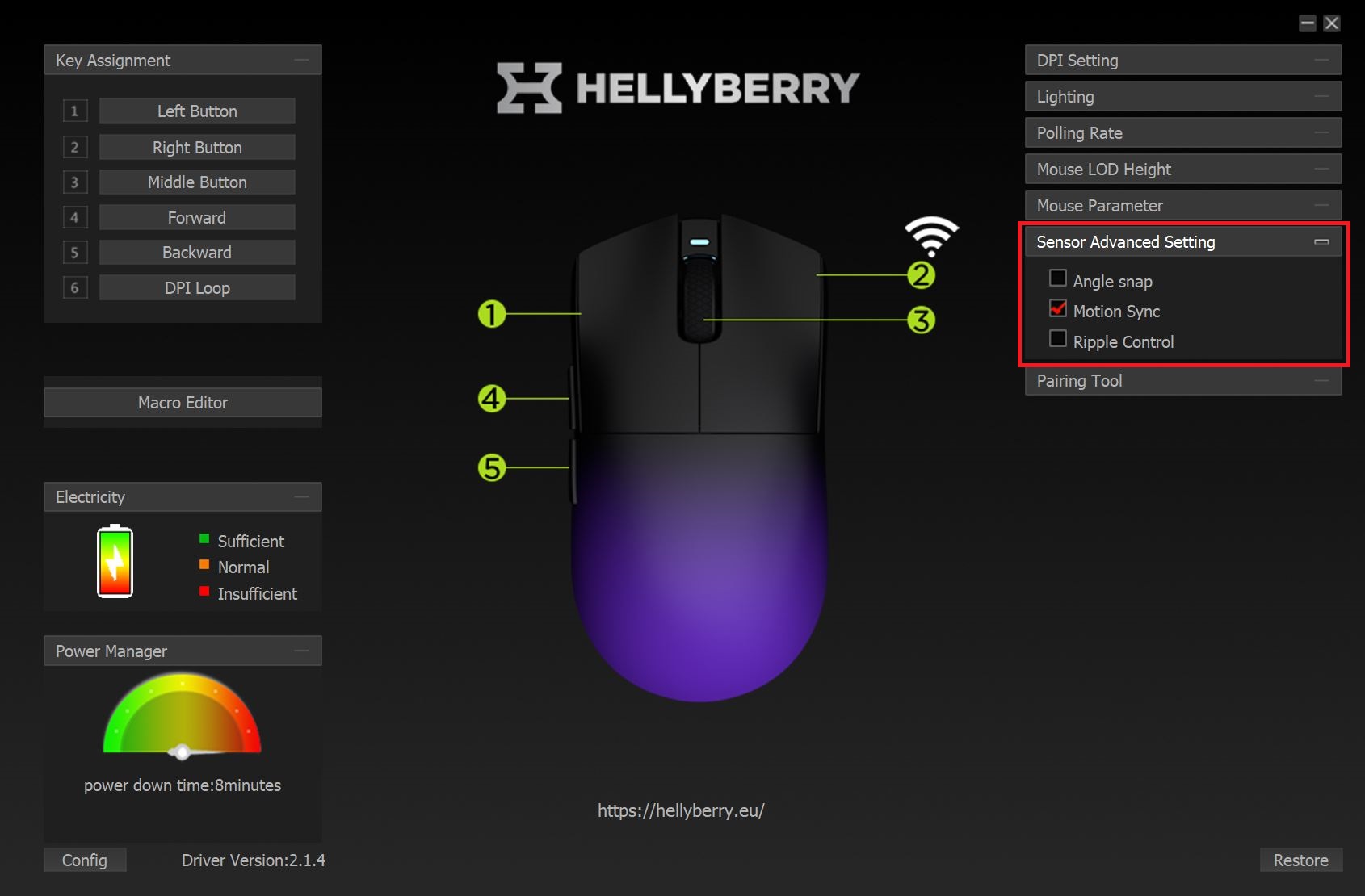 Hellyberry HM47 Pro Wireless