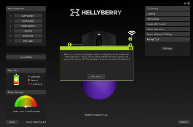 Hellyberry HM47 Pro Wireless