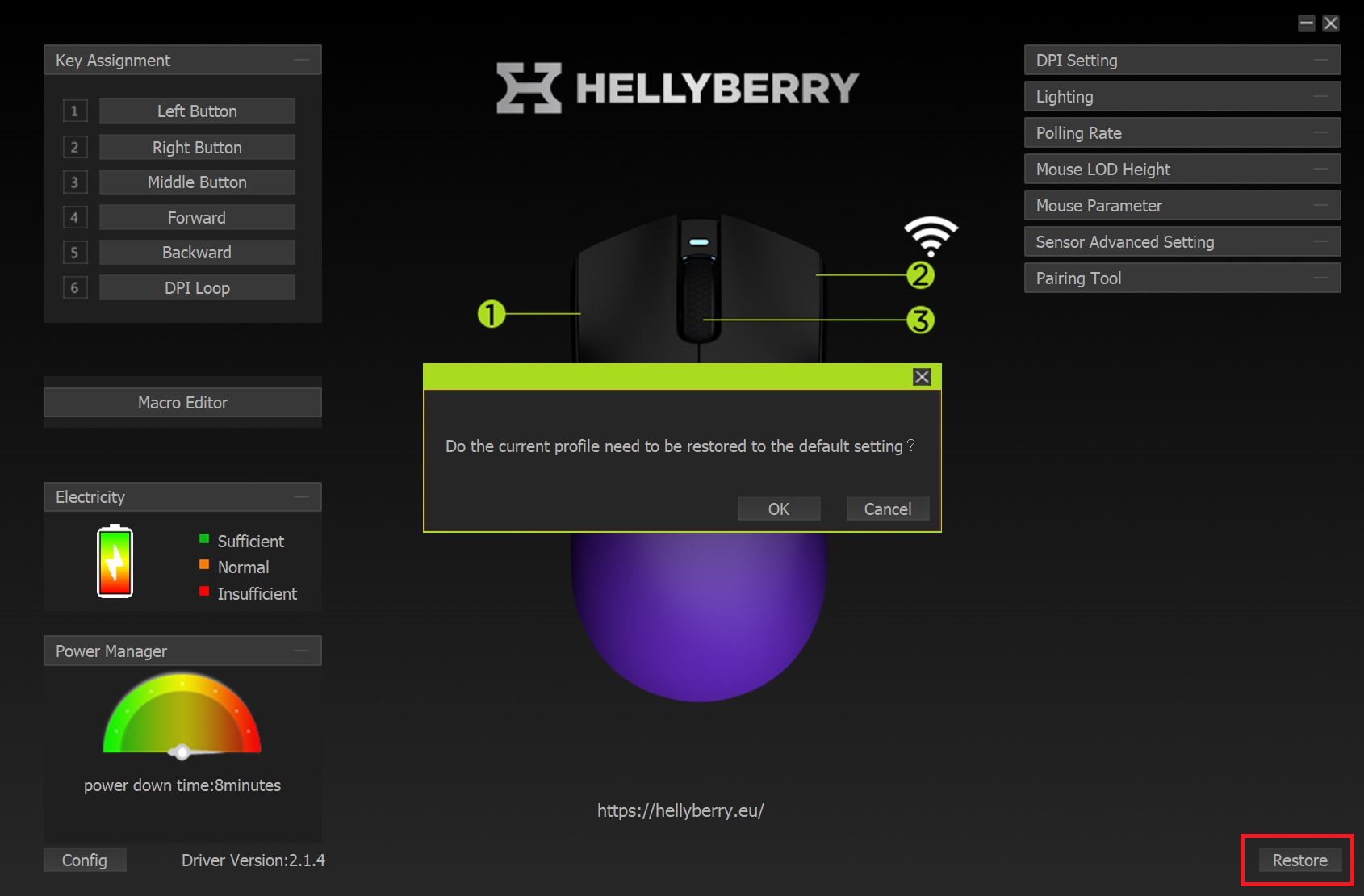Hellyberry HM47 Pro Wireless