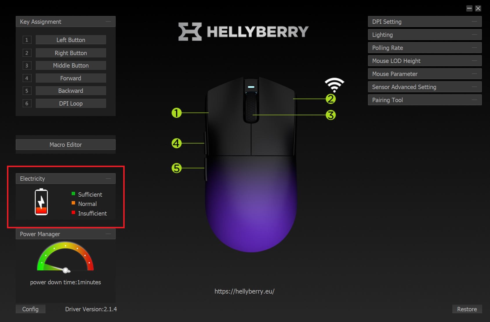 Hellyberry HM47 Pro Wireless