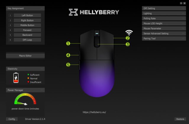 Hellyberry HM47 Pro Wireless