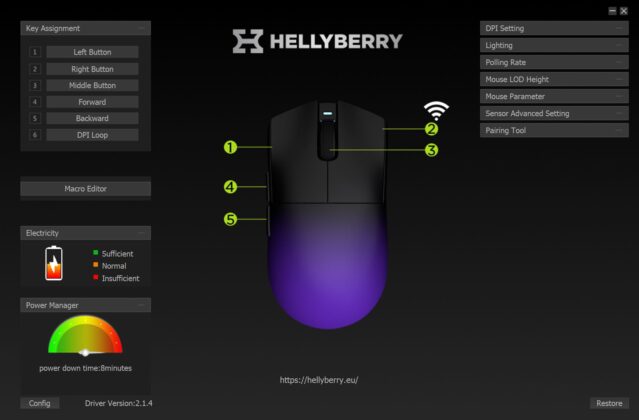 Hellyberry HM47 Pro Wireless
