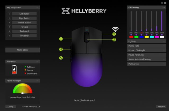 Hellyberry HM47 Pro Wireless