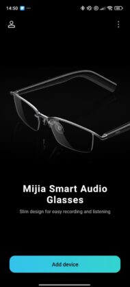 Mijia Smart Audio Glasses Browline