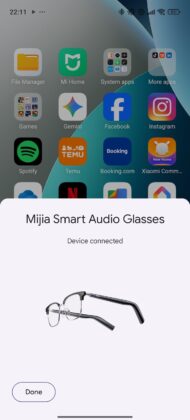 Mijia Smart Audio Glasses Browline
