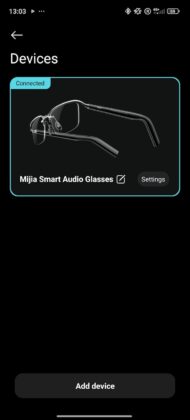 Mijia Smart Audio Glasses Browline