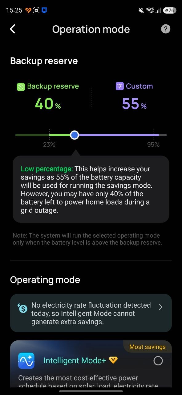 EcoFlow Stream - Operating Mode EcoFlow Stream - Operating Mode