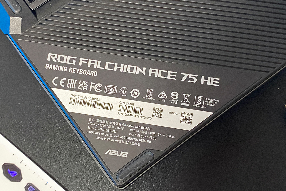 ASUS ROG Falchion Ace 75 HE