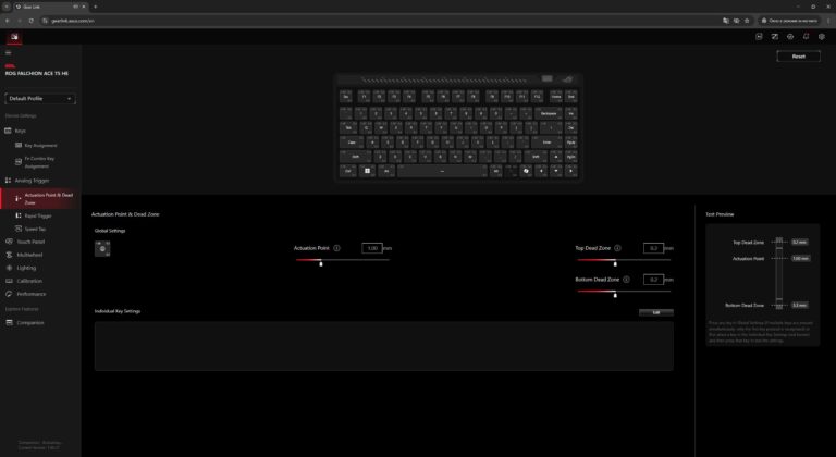 ASUS ROG Falchion Ace 75 HE