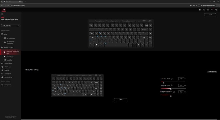 ASUS ROG Falchion Ace 75 HE