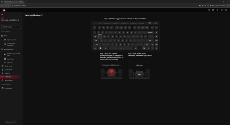 ASUS ROG Falchion Ace 75 HE