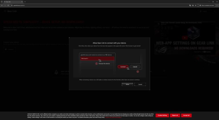 ASUS ROG Falchion Ace 75 HE