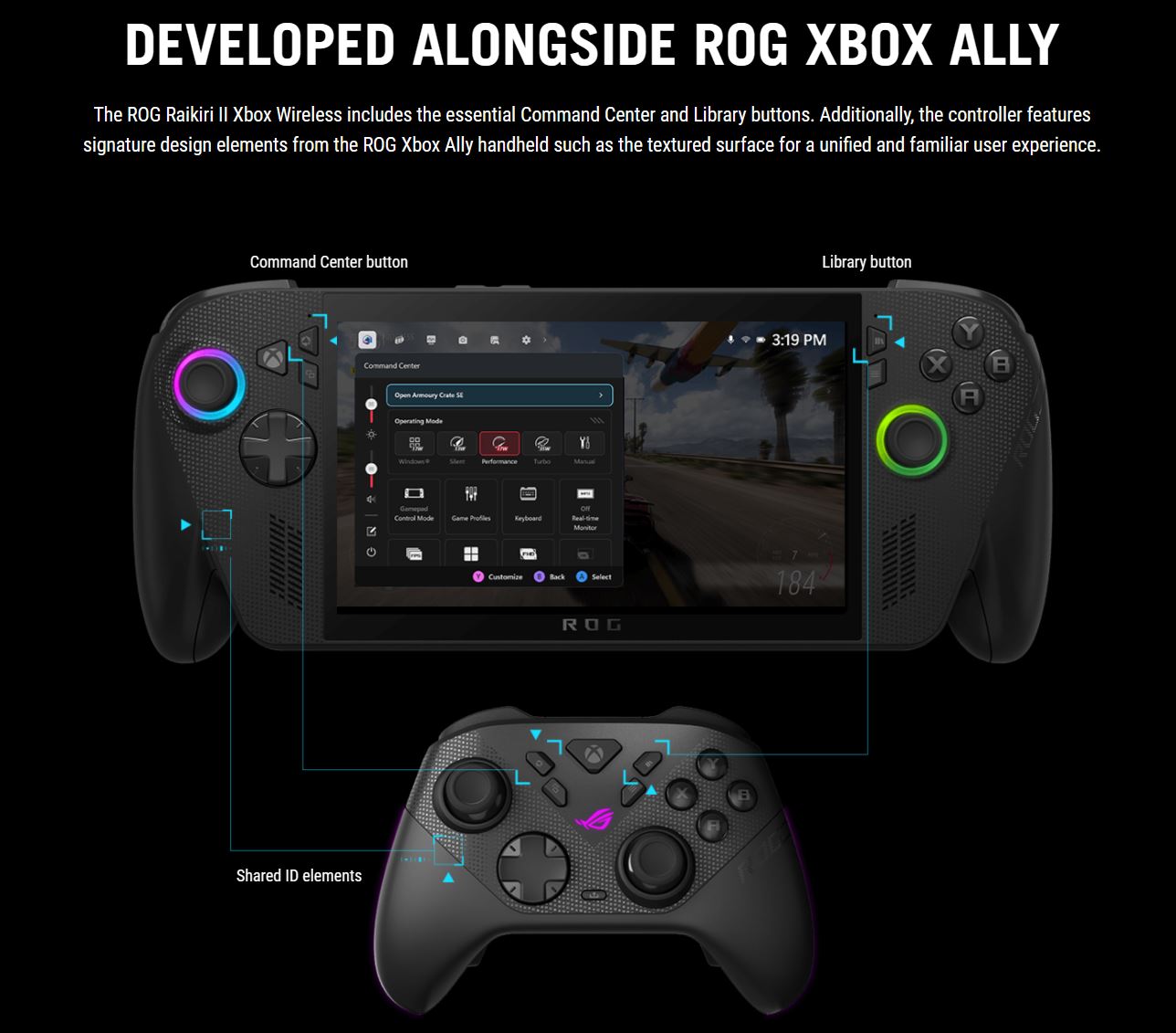 ASUS ROG Raikiri II Xbox Wireless