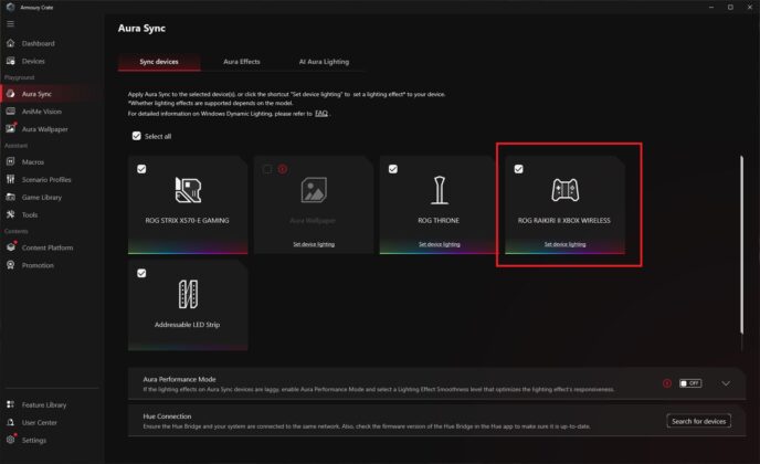 ASUS ROG Raikiri II Xbox Wireless