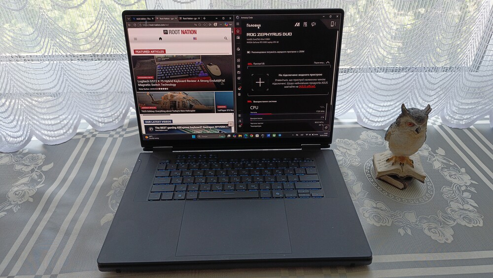 Огляд ноутбука ASUS ROG Zephyrus Duo GX651 (2026) - Root-Nation.com