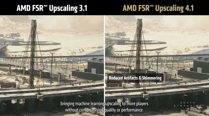 AMD FSR Upscaling 4.1 AMD FSR Upscaling 4.1