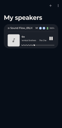 Moto Sound Flow app