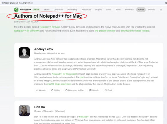 Notepad ++ for Mac