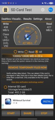 ORICO BookDrive P10PLUS - SD Card Test