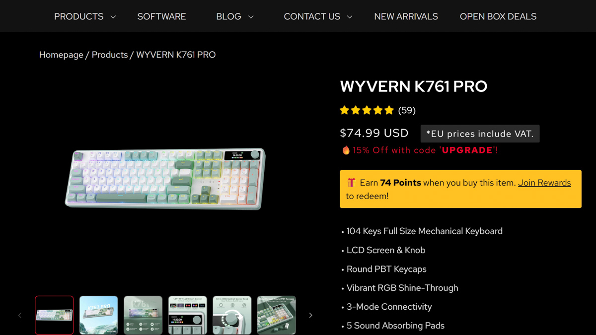 Redragon WYVERN K761 Pro Redragon WYVERN K761 Pro