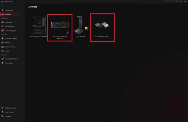 ASUS ROG Strix Morph 96 Wireless