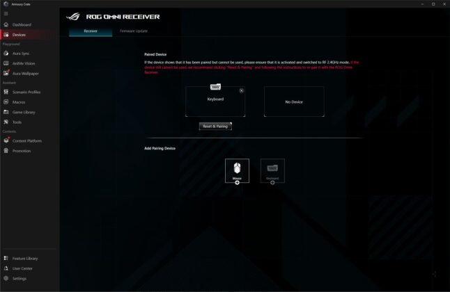 ASUS ROG Strix Morph 96 Wireless