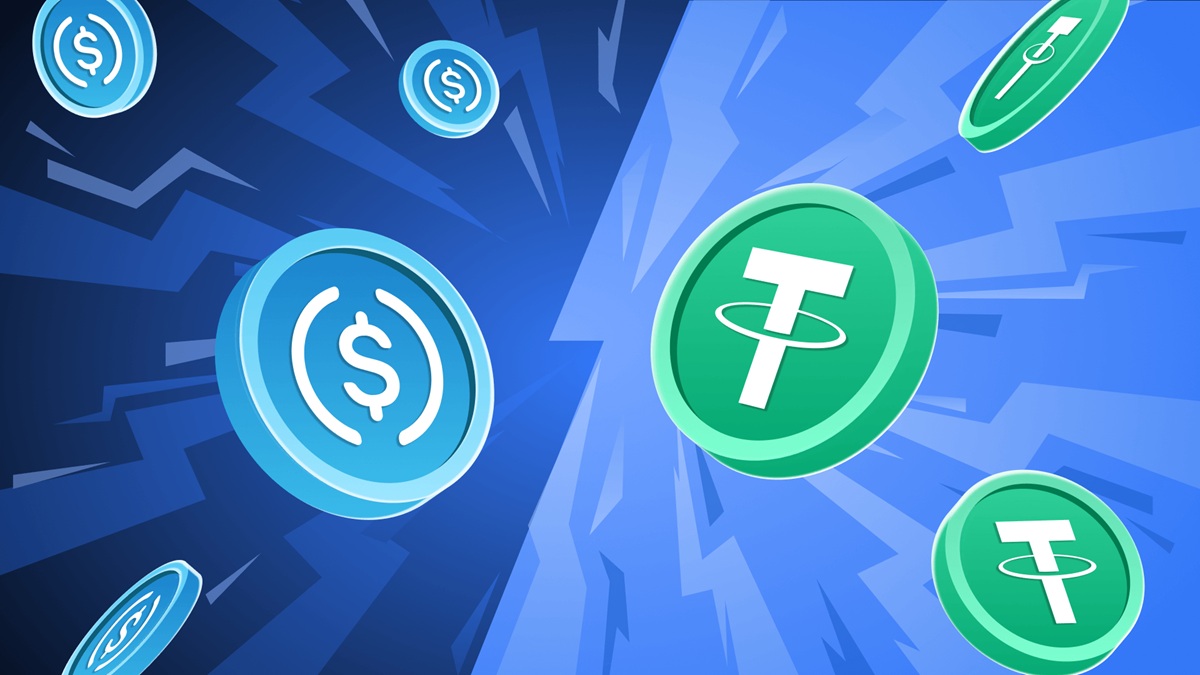 USDT and USDC