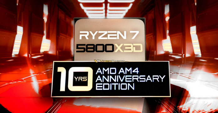 AMD Ryzen 7 5800X3D 10th Anniversary Edition