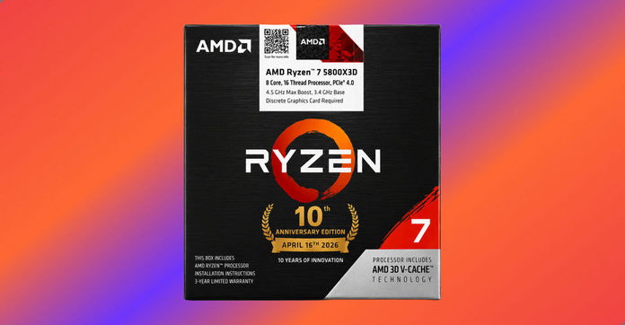 AMD Ryzen 7 5800X3D 10th Anniversary Edition