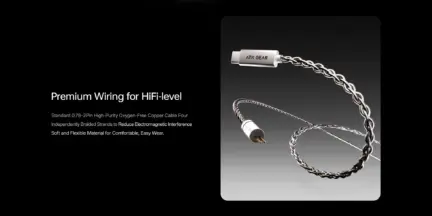 Close-up render of the ATK Horizon detachable braided cable