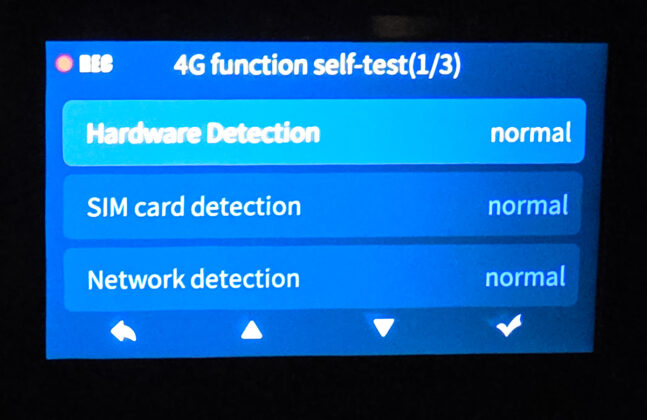 DDPAI Z90 Pro - Settings Menu