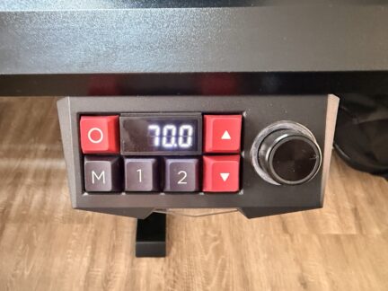 Customizable control panel buttons.