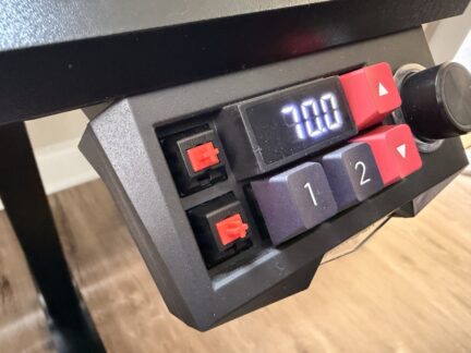Hot-swappable switches in the control panel.