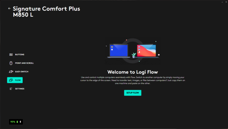 Logitech M850 L: Logi Options+