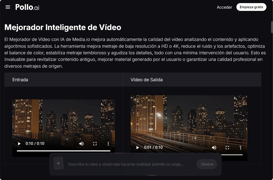 Enhance Technical Quality with Media io Enhance Technical Quality with Media io