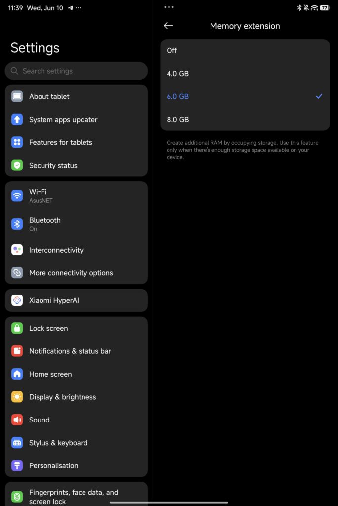 Xiaomi Pad 8 Pro memory expansion Xiaomi Pad 8 Pro memory expansion