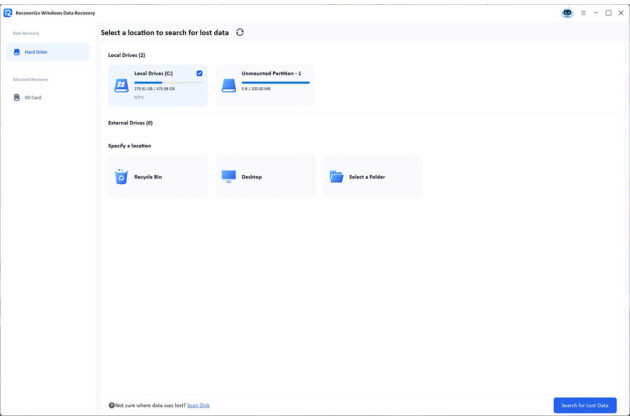 iToolab RecoverGo Windows Data Recovery