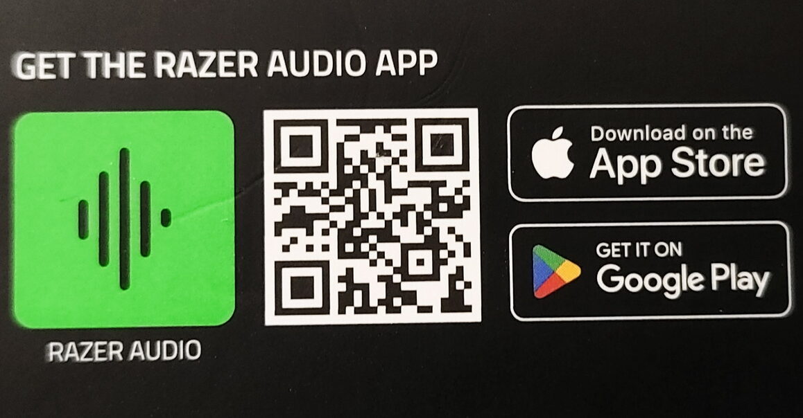 Razer Audio - QR Razer Audio - QR