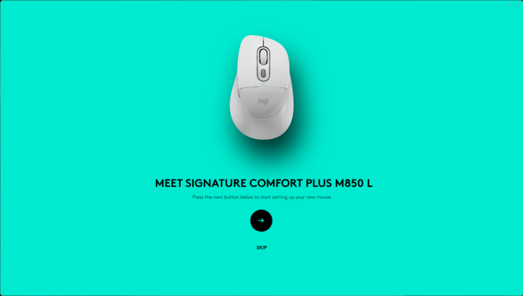 Logitech M850 L: Logi Options+