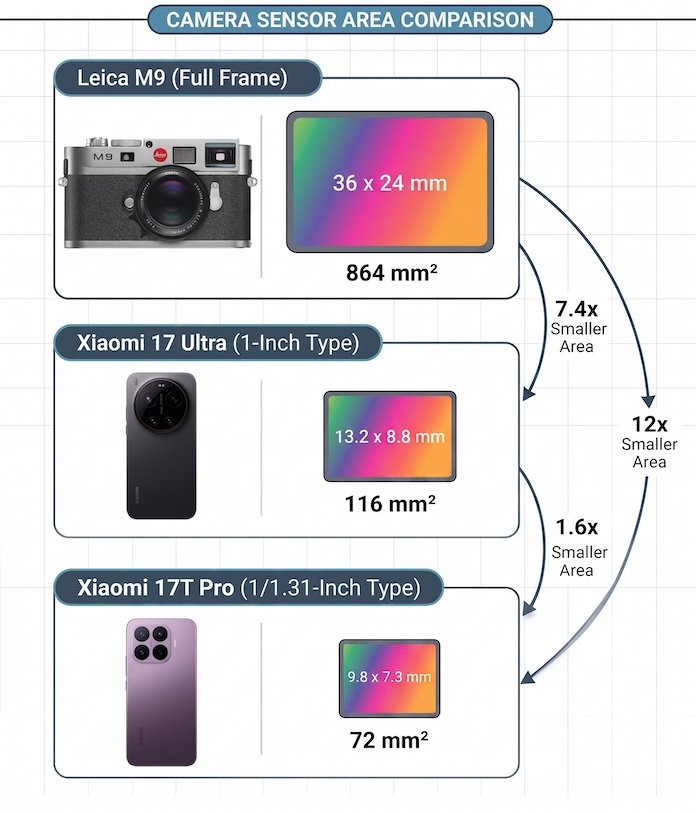 Xiaomi 17T Pro vs Xiaomi 17 Ultra Xiaomi 17T Pro vs Xiaomi 17 Ultra