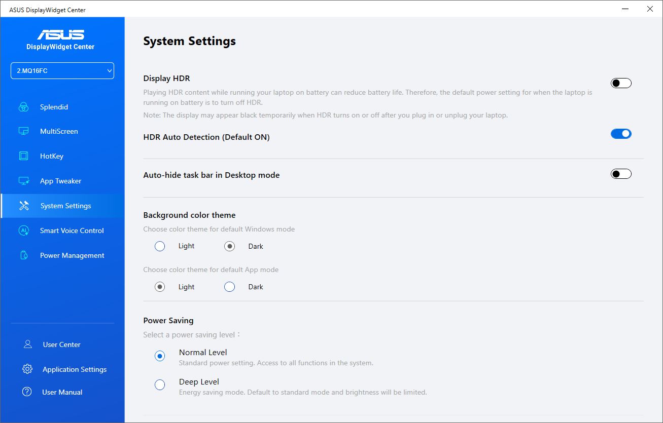 ASUS ZenScreen OLED MQ16FC